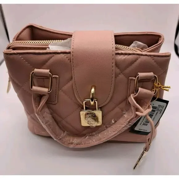 Bebe Los Angeles Kellen Small Satchel Blush MSRP $99 - Picture 1 of 7